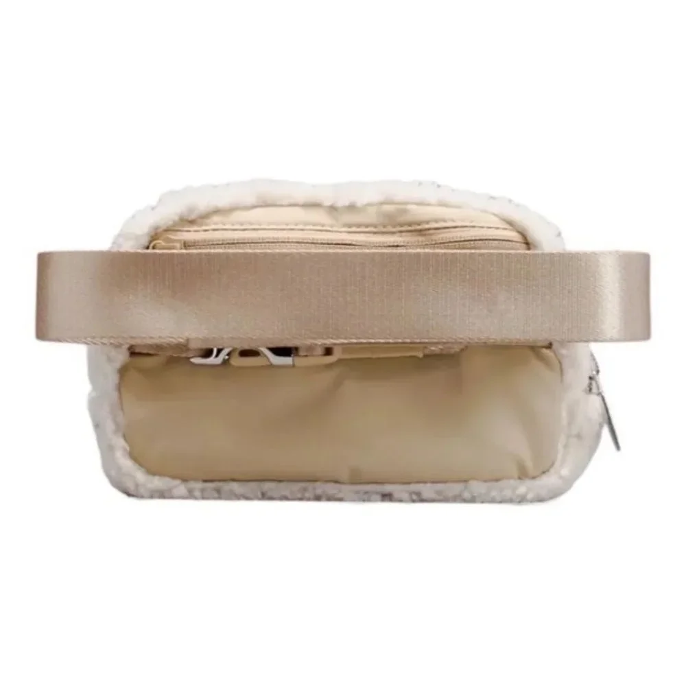 NWT Lululemon Fleece Everywhere Belt Bag 1L- Natural Ivory/ Trench - Picture 2 of 8